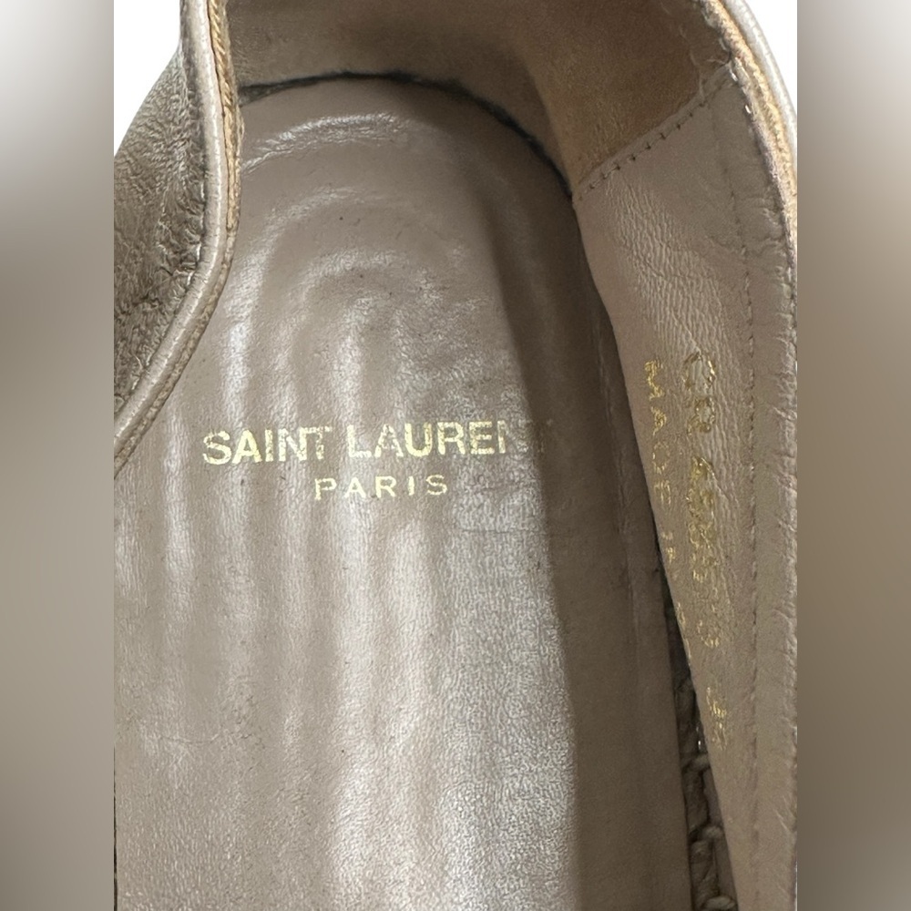 saint laurent espadrilles women Nappa rouse Poudre size 39 - Picture 5 of 16